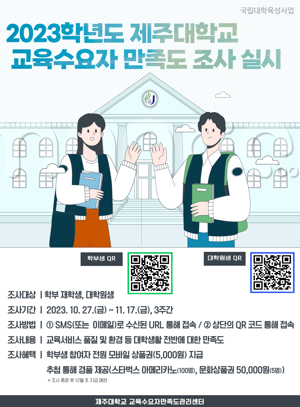 2023학년도 교육수요자 만족도 조사 실시 