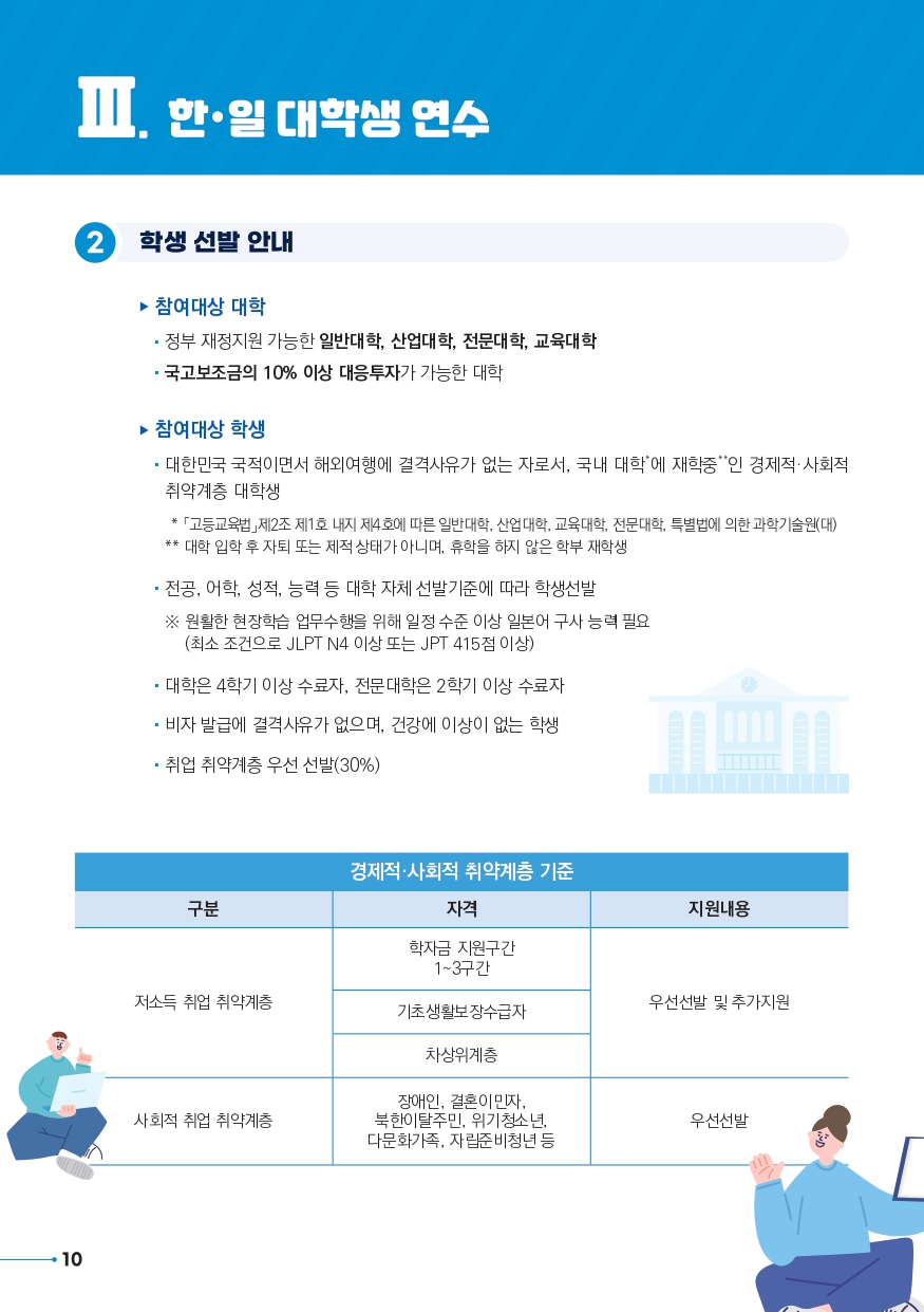 [한국장학재단] 글로벌 현장학습 사업 소개 및 안내(파란사다리, 한일대학생 연수 등)