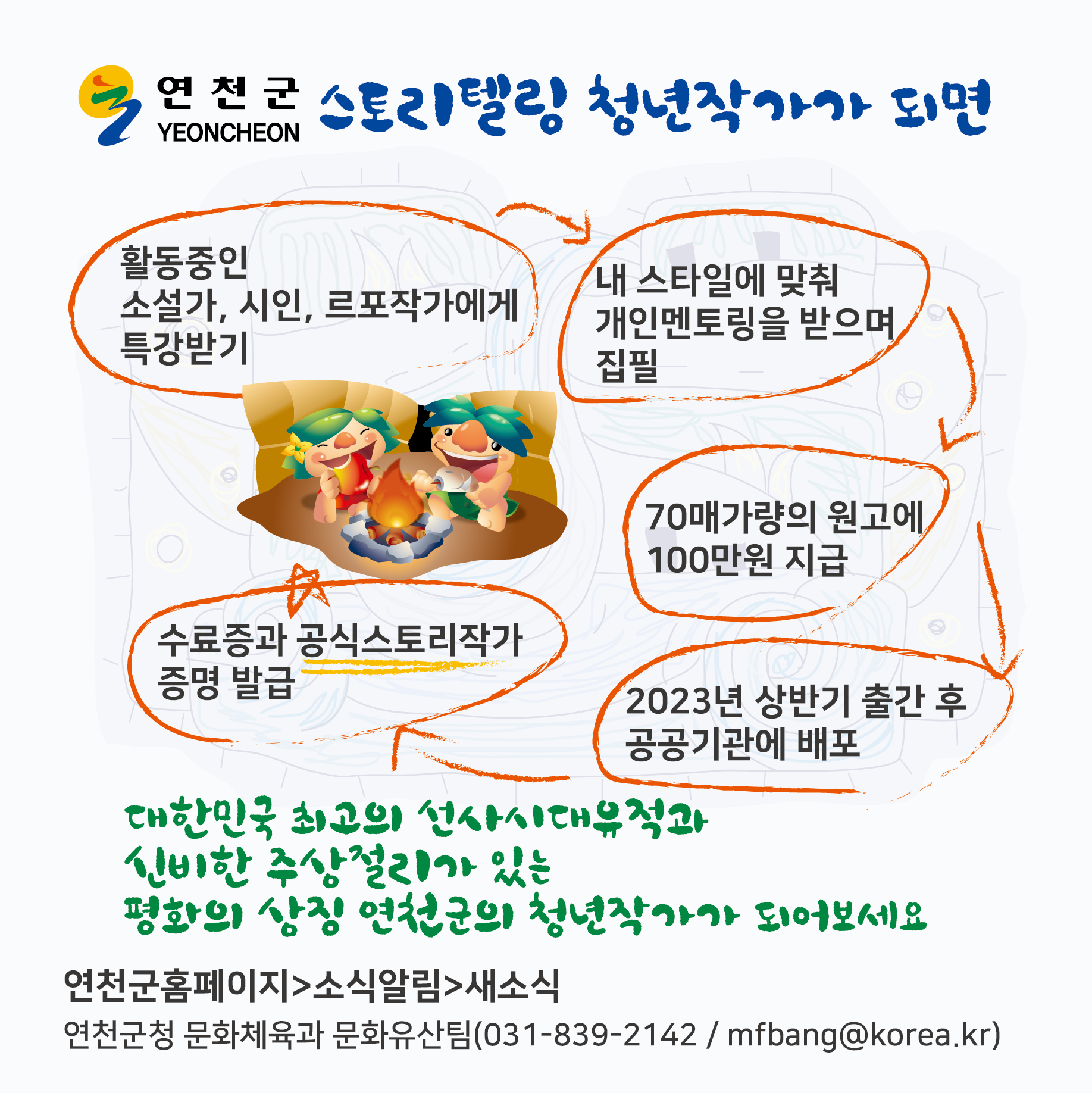 [연천군] 연천군 스토리텔링 청년작가 추가모집