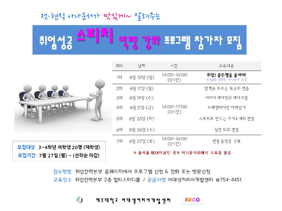 여대생을 위한 취업성공 스치피 역량강화 프로그램 참가자 모집