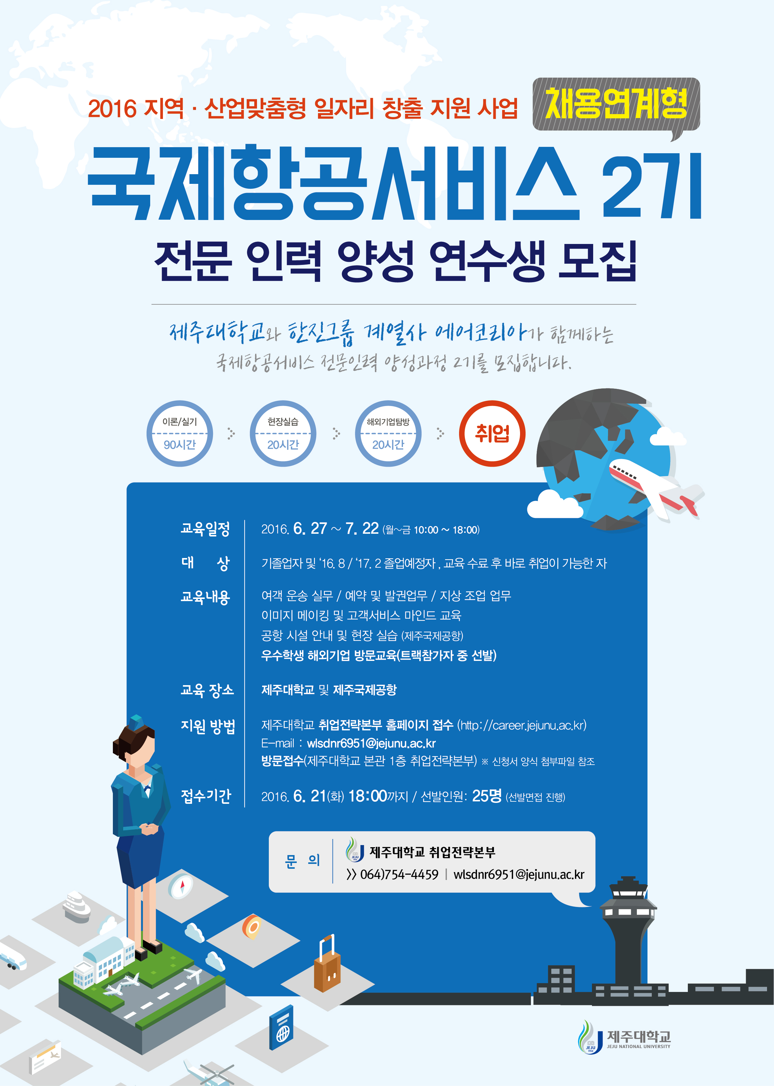 국제항공서비스 전문인력양성 과정 2기 연수생 모집