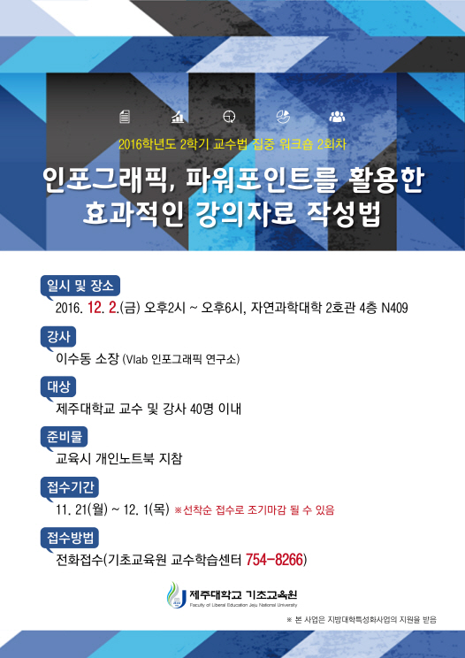 교수법 집중 워크숍 2회차 신청모집 안내