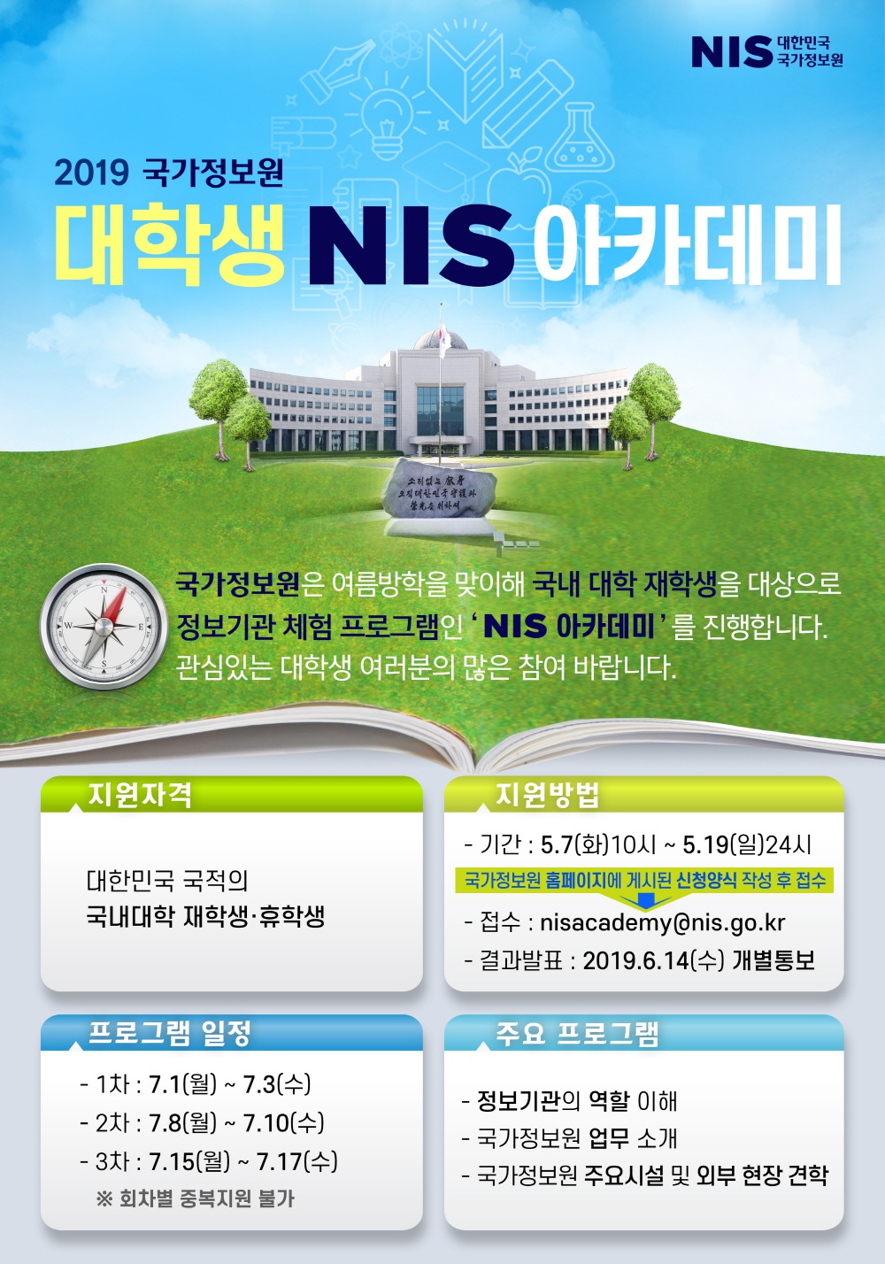 2019 국가정보원 대학생 NIS 아카데미