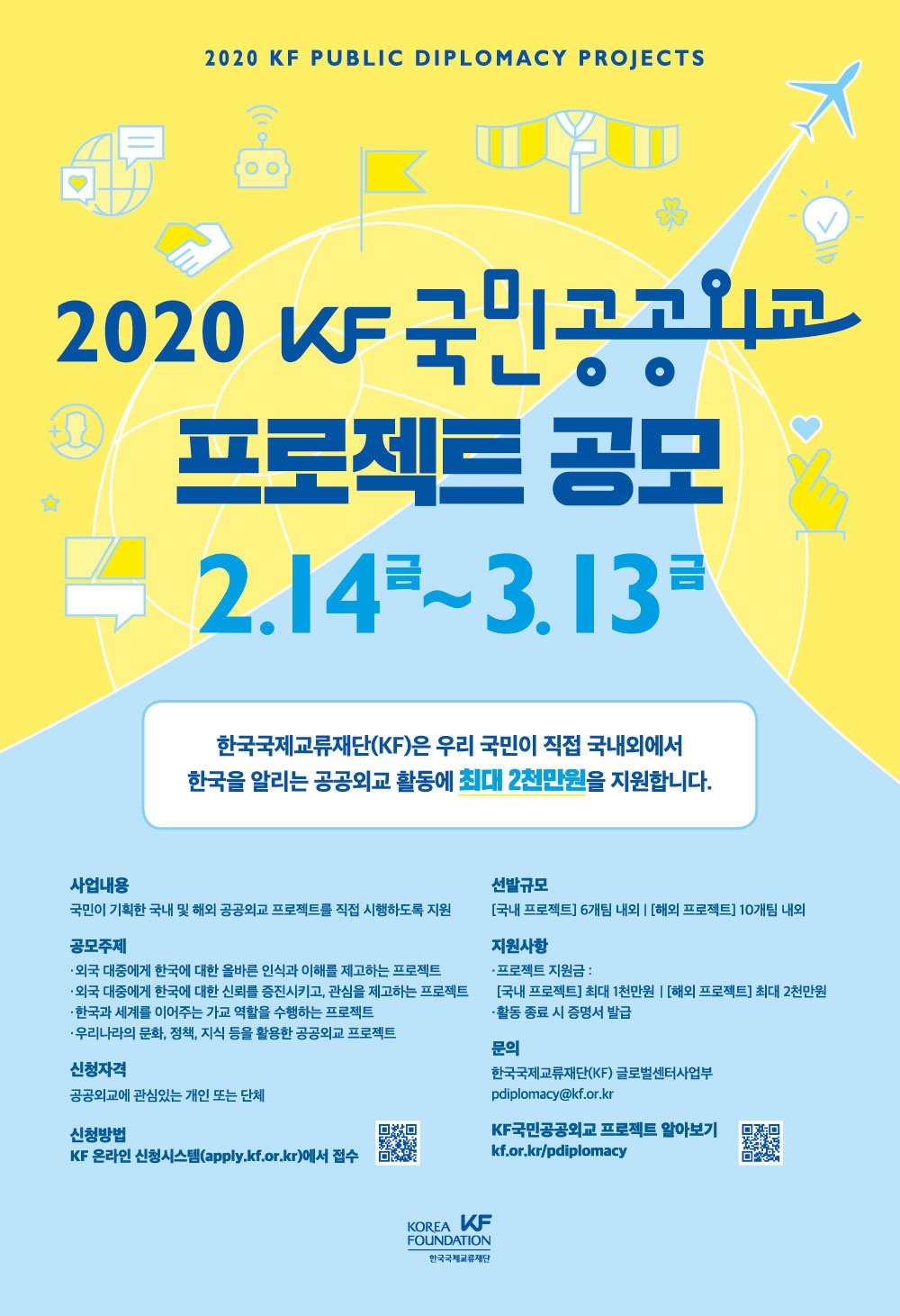 2020 KF 국민공공외교 프로젝트 공모전 안내