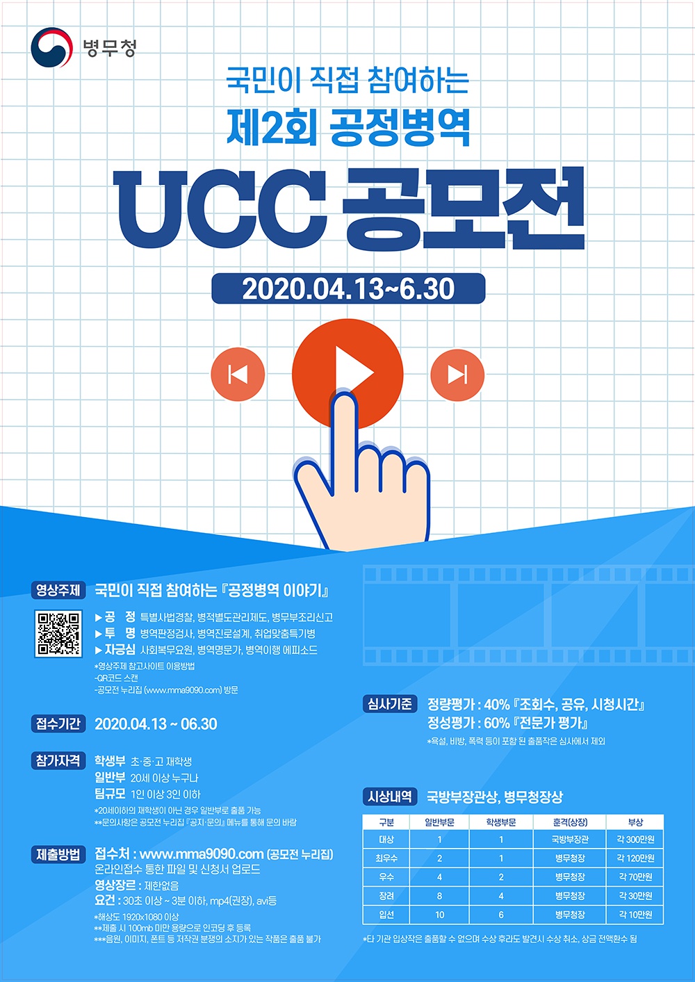 [제주지방병무청] 제2회 공정병역 UCC 공모전