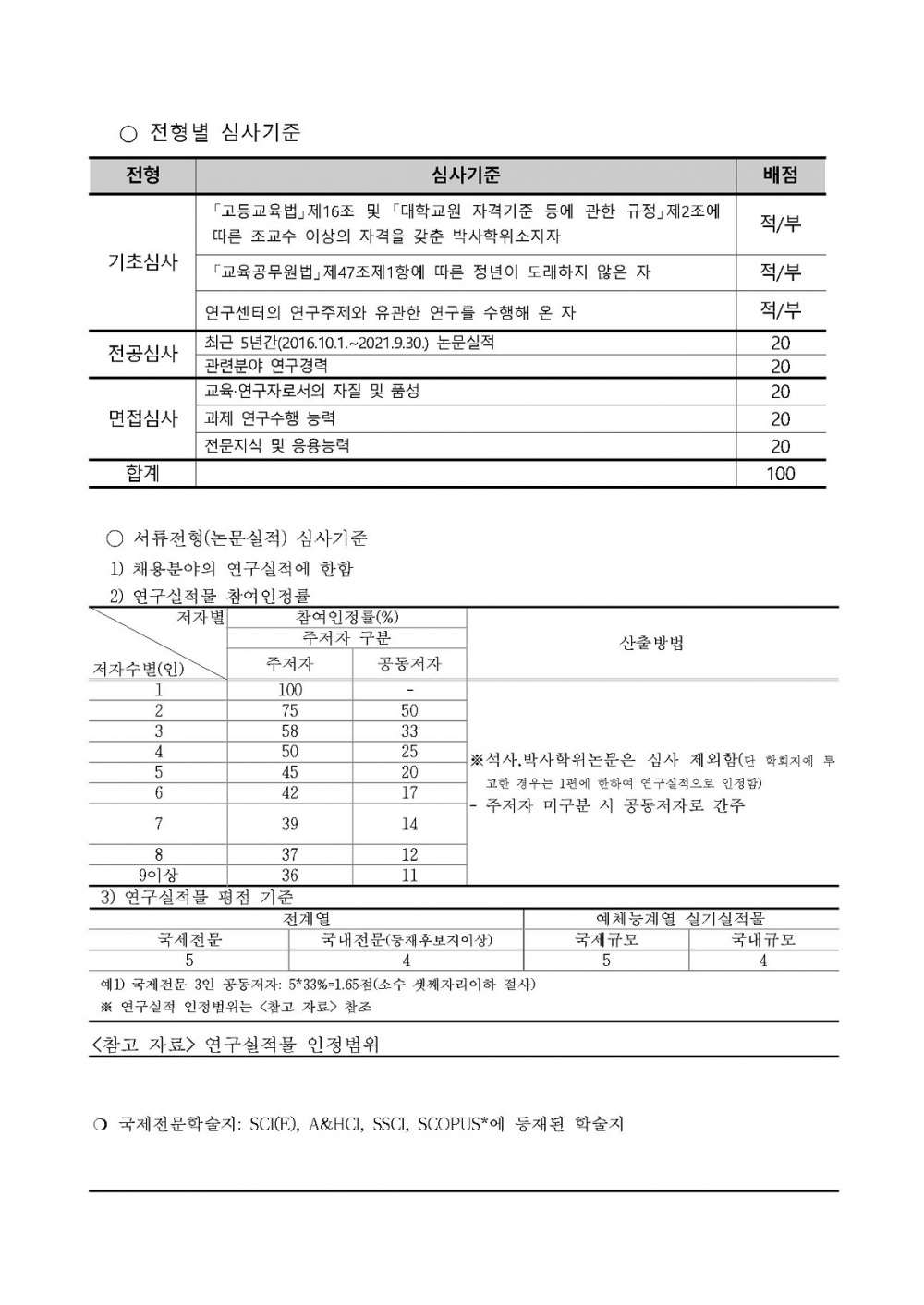 제주대학교 공동자원과 지속가능사회 연구센터 학술연구교수 공개채용