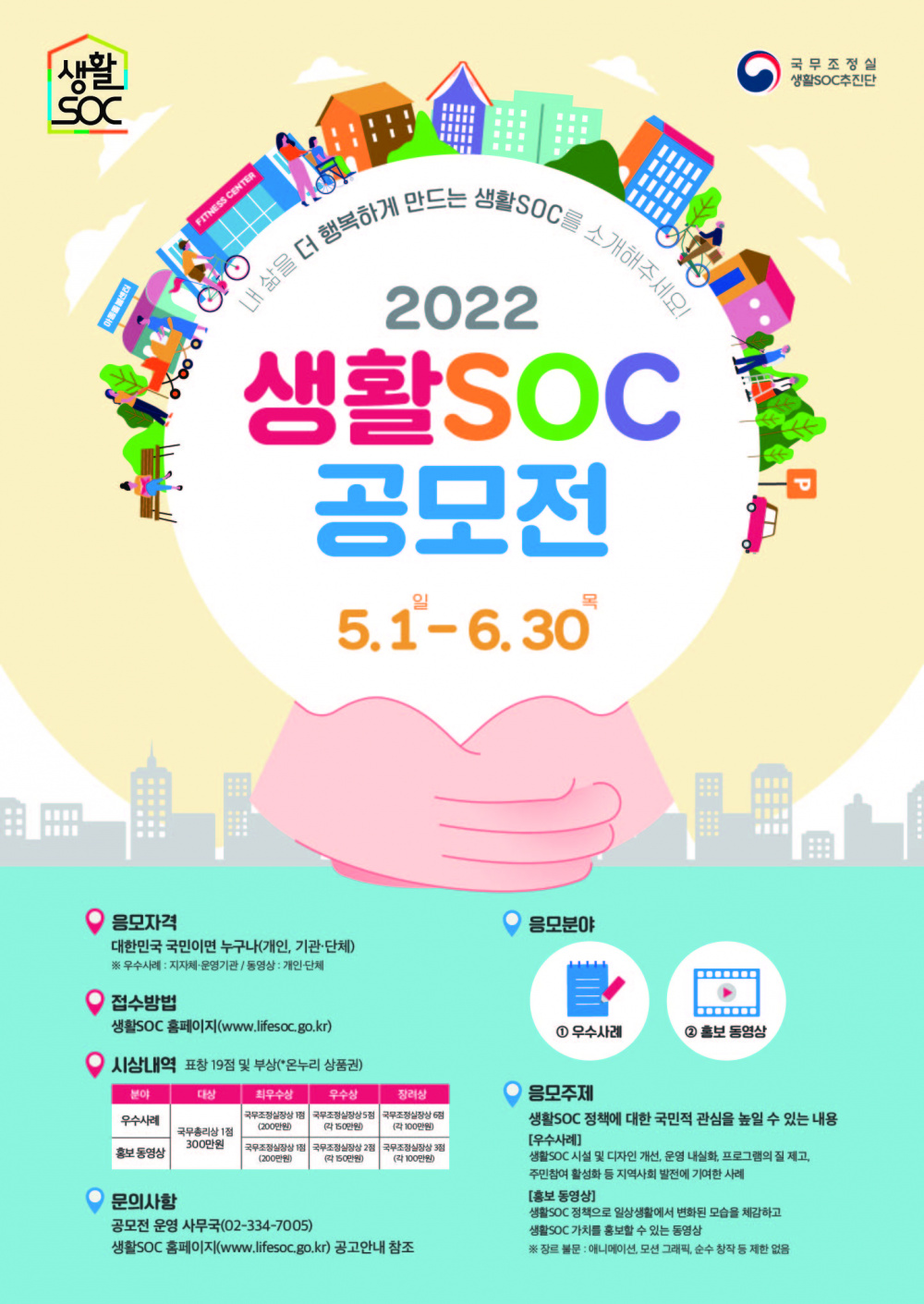 [국무조정실]2022년 생활SOC 공모전 개최-[5.4일부 공모 취소]