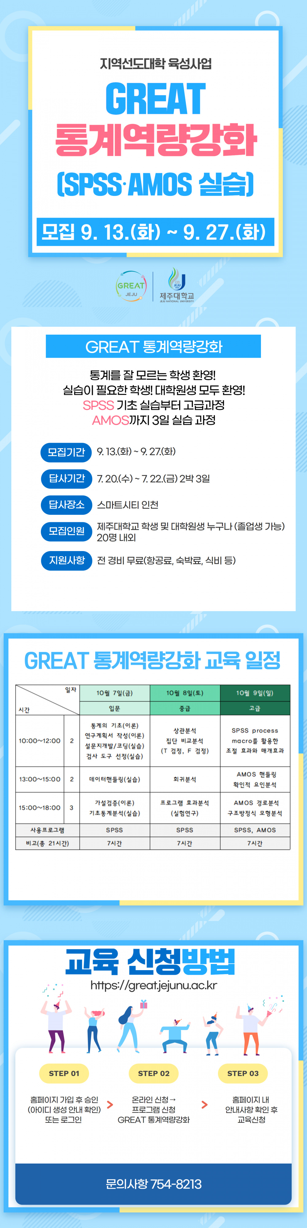 ★☆[지역선도] GREAT통계역량강화 (SPSS/AMOS 완전정복)★☆