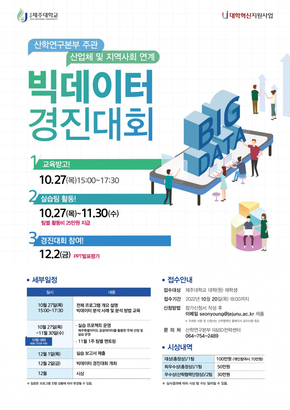 [대학혁신] 산업체 및 지역사회 연계 빅데이터 경진대회 안내