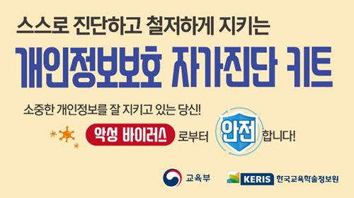 개인정보보호 자가진단 키트 안내