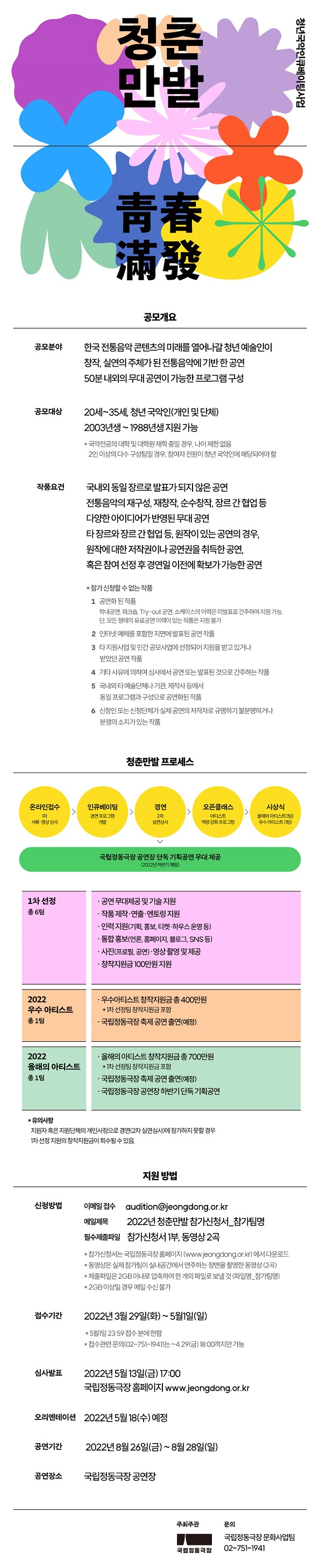 [국립정동극장] 2022 청춘만발_공모 웹상세페이지(저).jpg